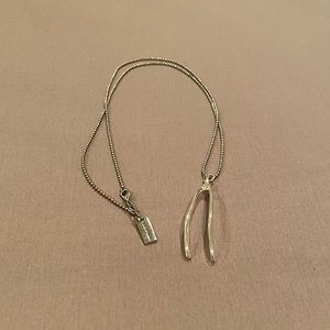 Marc Jacobs wishbone necklace